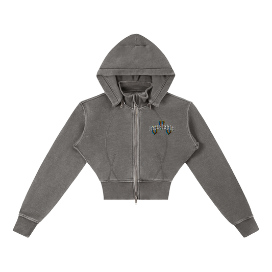 Inevitable™ Women’s Cropped Fleece Hoodie